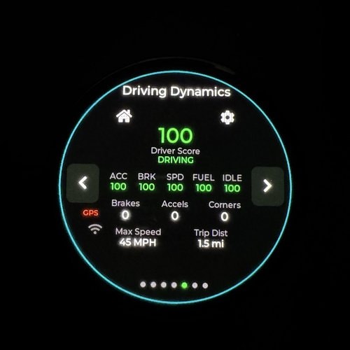 Screen 6 — Driving Dynamics