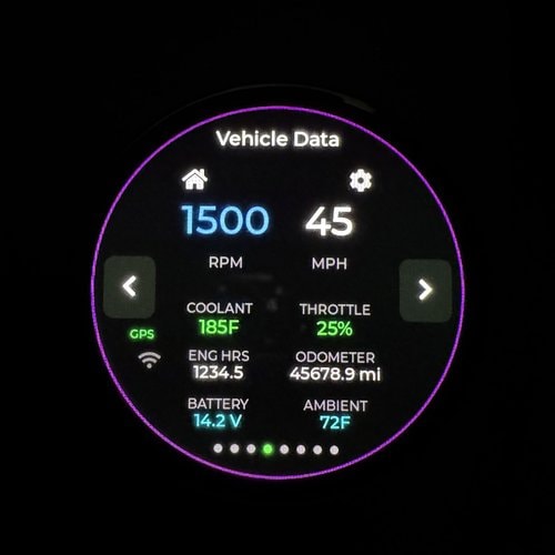Screen 3 — Vehicle Data